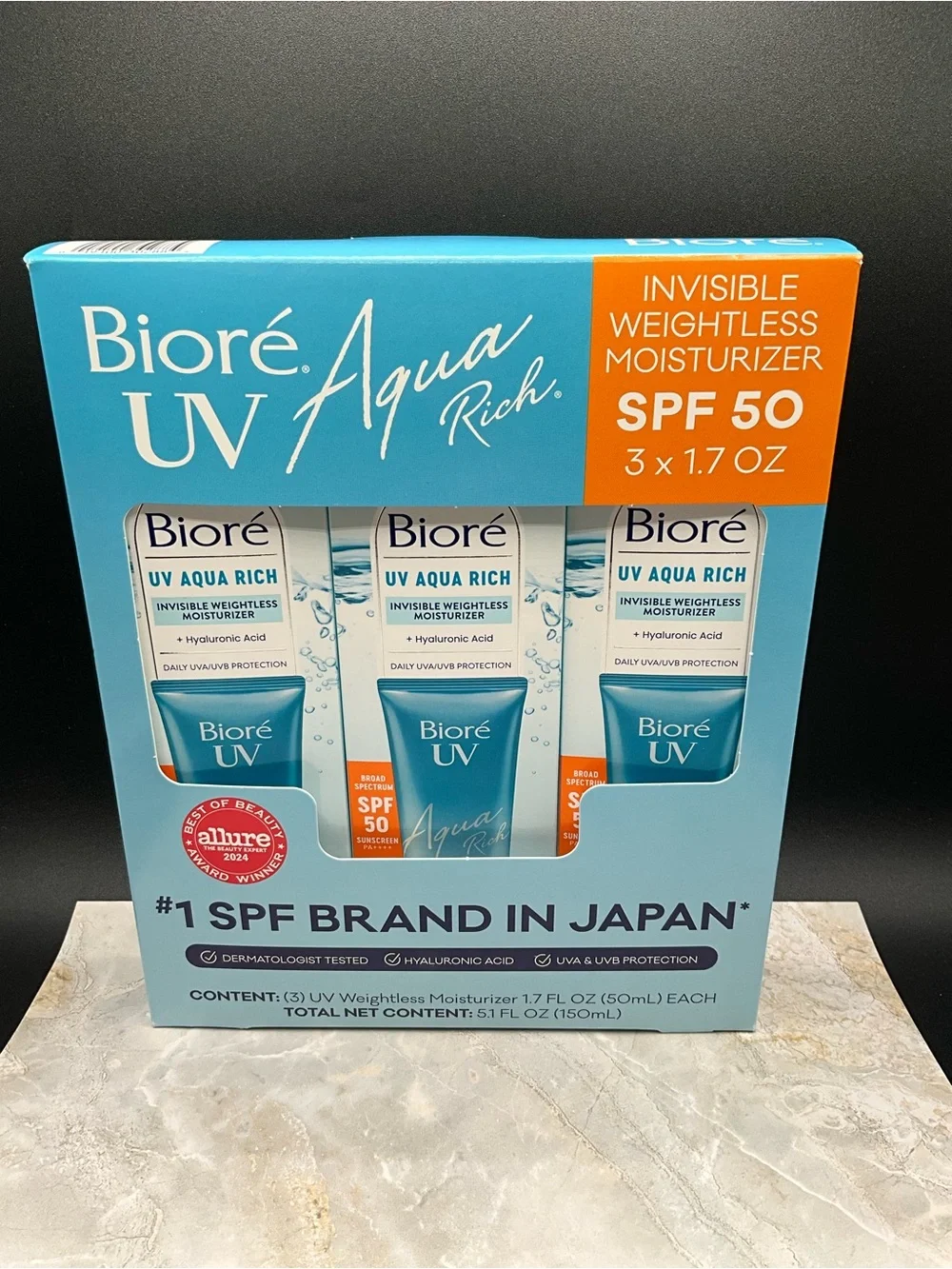 UV Aqua Rich Invisible Weightless Moisturizer SPF 50 - sealed pack